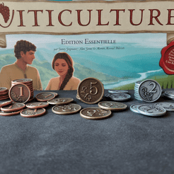 Viticulture: Tokens Garden Metal Coins