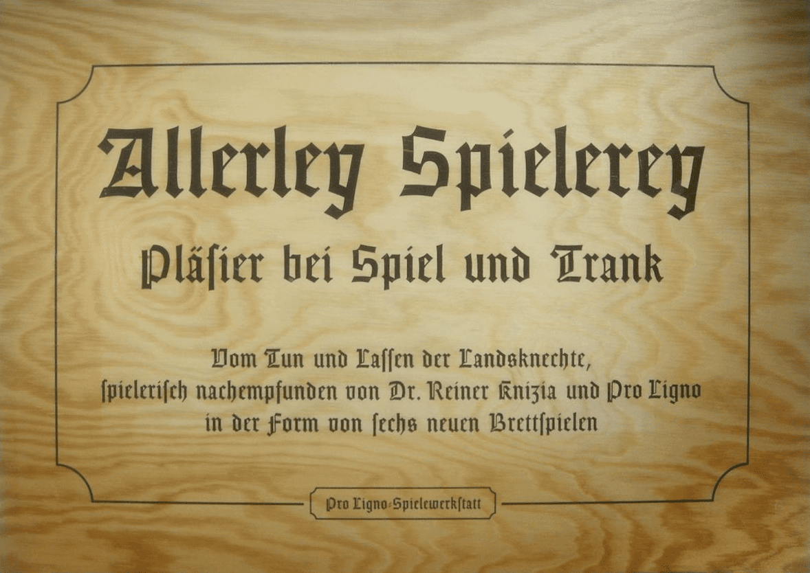 Allerley Spielerey box art