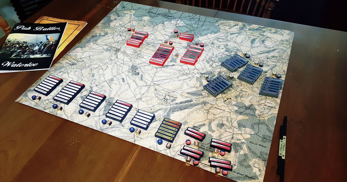 【有名人芸能人】 Battles: Pub Waterloo BoardGameGeek | Game Board | ウォーゲーム