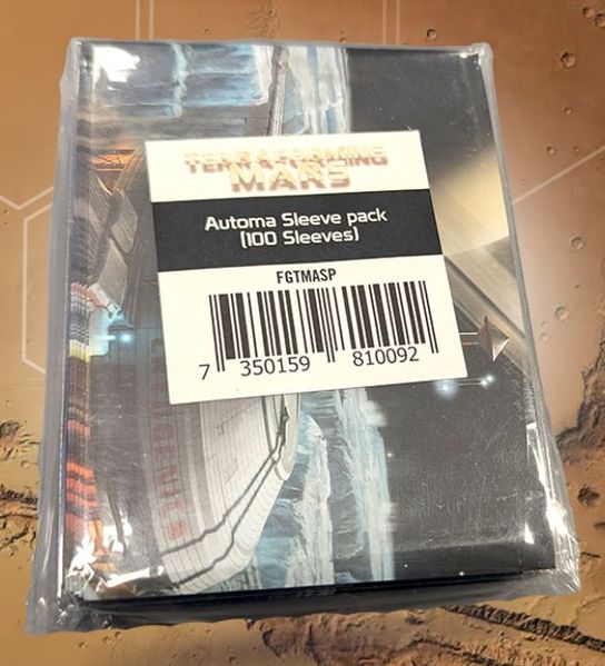 Terraforming Mars: Automa  Custom Card Sleeves | Image | BoardGameGeek