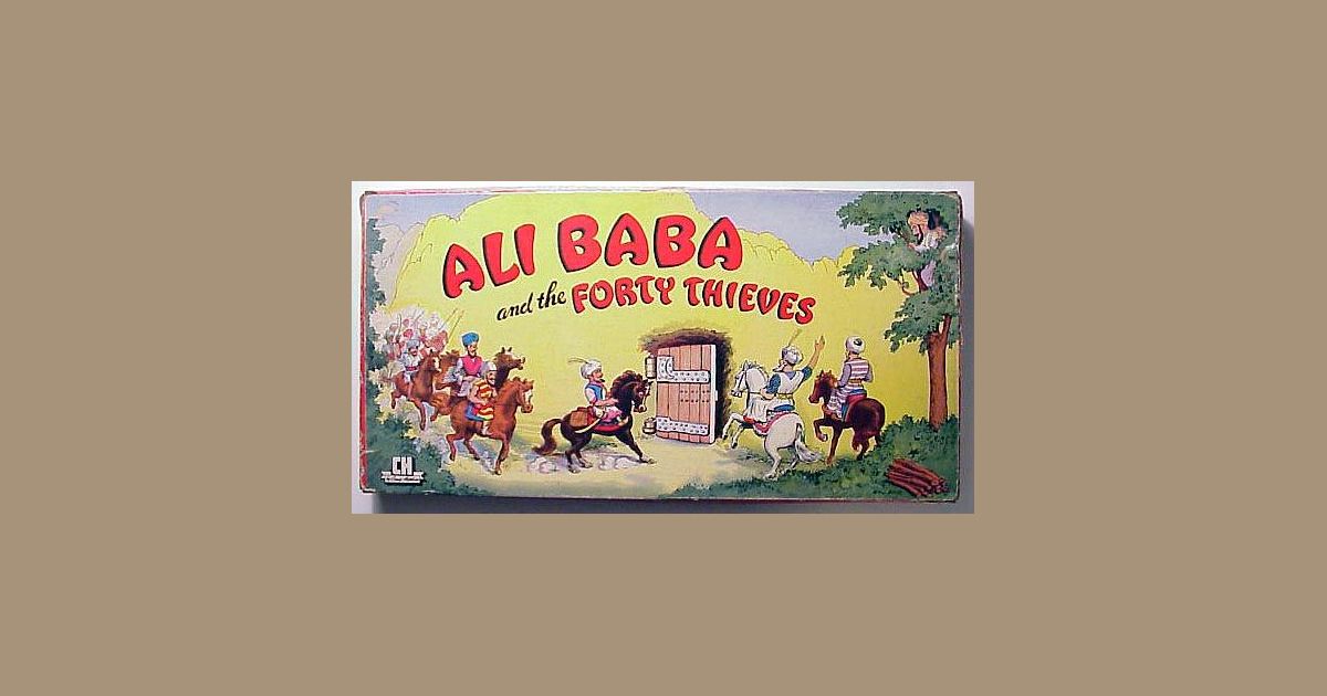 Ali Baba & The Forty Thieves Memory Card Game Brand New Ali 