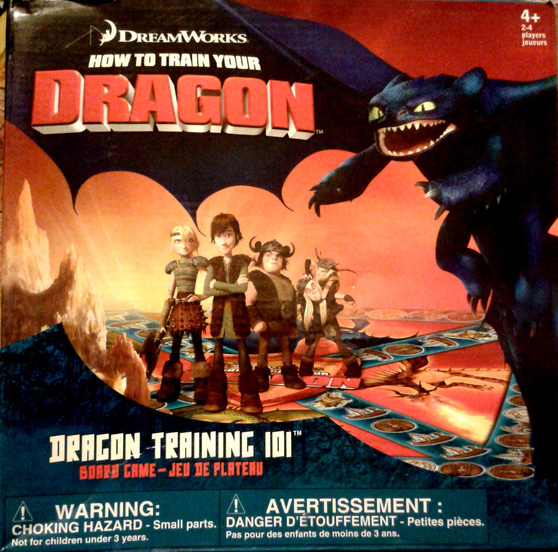 How to Train Your Dragon: Dragon Training 101 Board Game cover