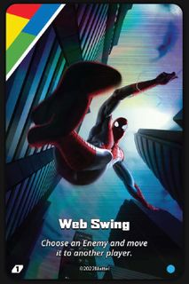 UNO Ultimate: Spider-Man – Web Swing Foil Chase Card