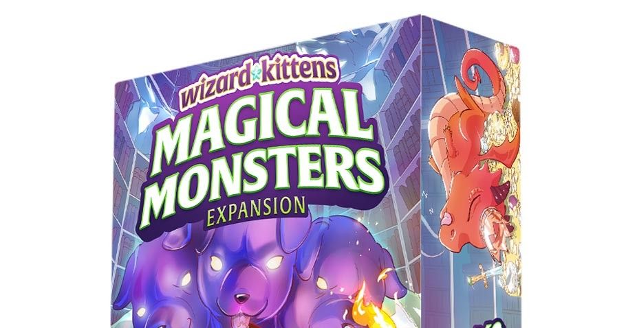 Wizard Kittens: Magical Monsters Card Game Expansion 