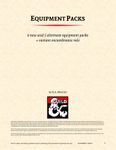 RPG Item: Equipment Packs 2