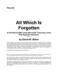 RPG Item: PAL4-03: All Which is Forgotten