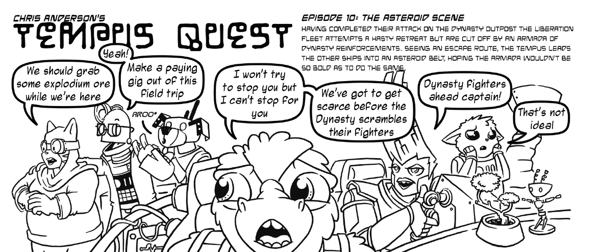 Tempus Quest: Episode 10 – The Asteroid Scene
