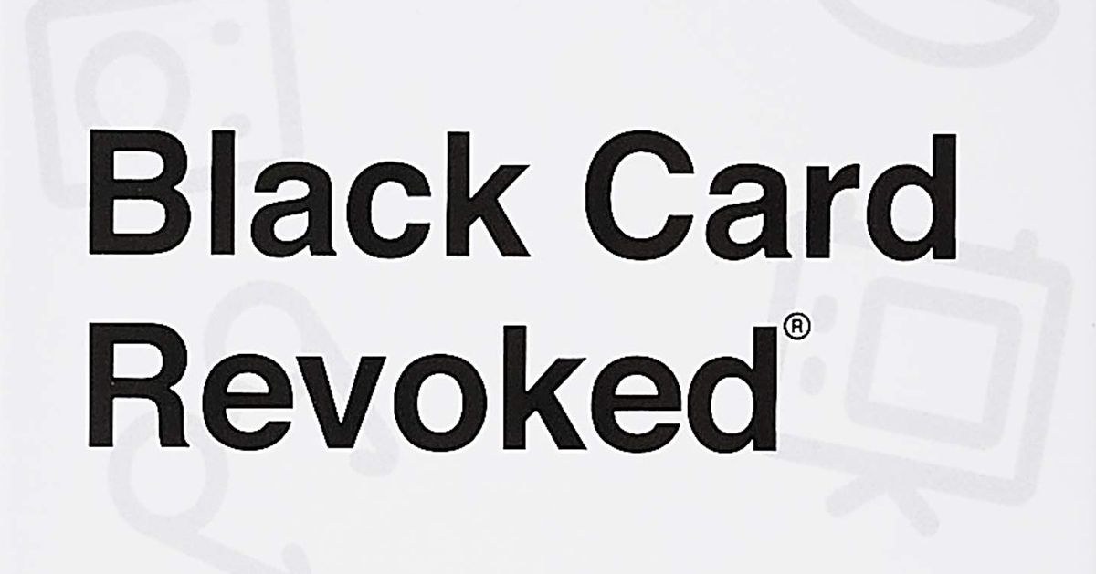 Black Card Revoked, Board Game