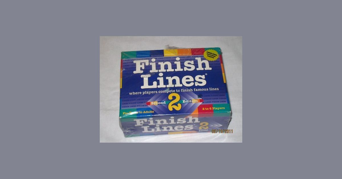 Finish Lines 2 Board Game BoardGameGeek