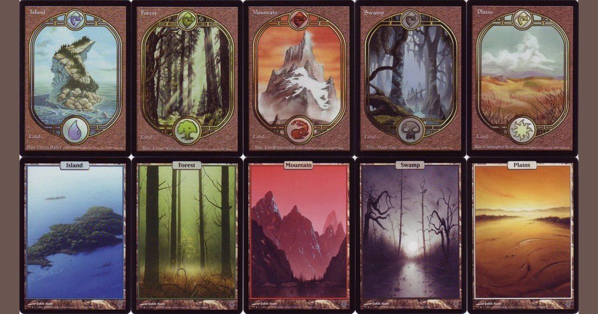 Unhinged ai. Земли Unhinged. MTG Unglued all Lands. John Avon Lands Unglued. Unhinged Art.