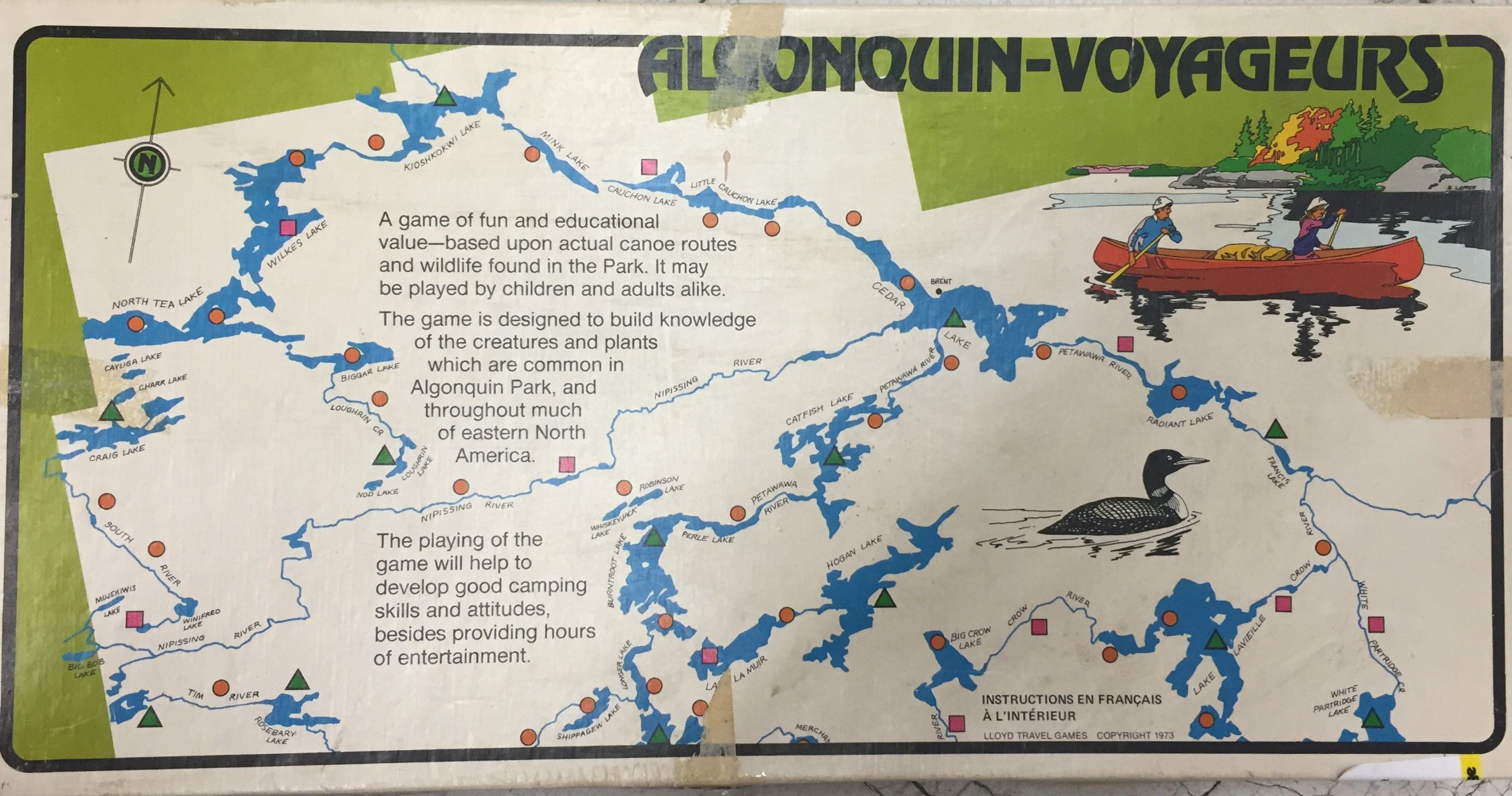 Algonquin-Voyageurs doboz