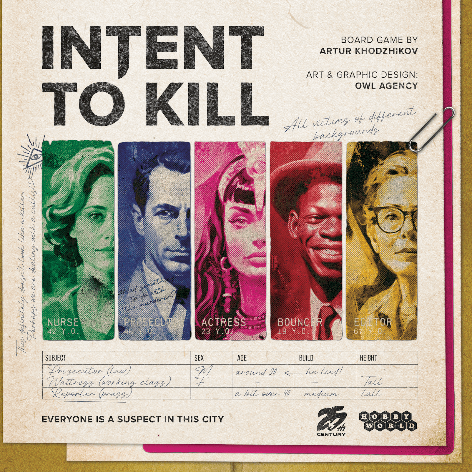 Intent to Kill box art