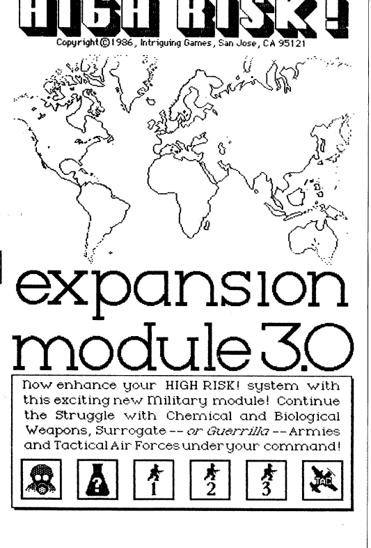 High Risk!: Expansion Module 3.0 cover