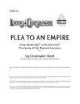 RPG Item: ULP2-03: Plea to an Empire