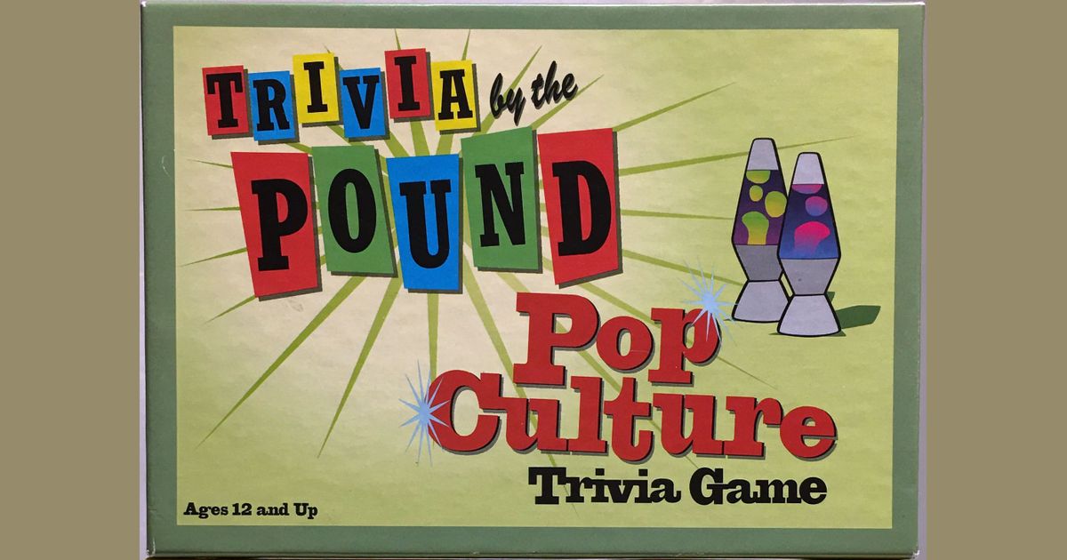 Trivia By The Pound Pop Culture Trivia Game Board Game Boardgamegeek
