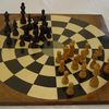 Historische Brettspiele - byzantine chess,round chess,historical boardgame