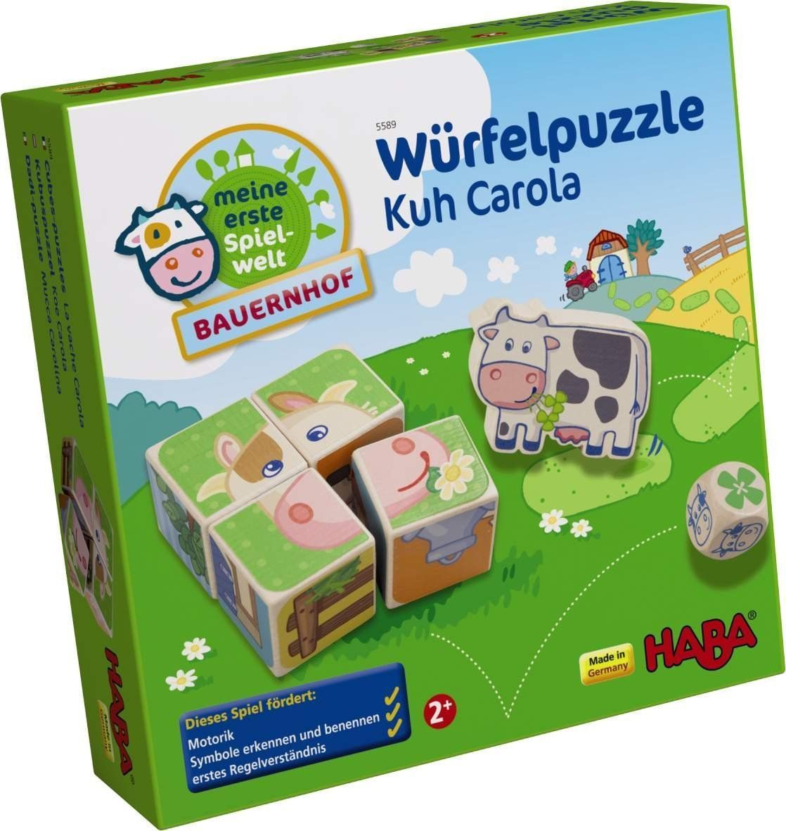 Würfelpuzzle Kuh Carola doboz