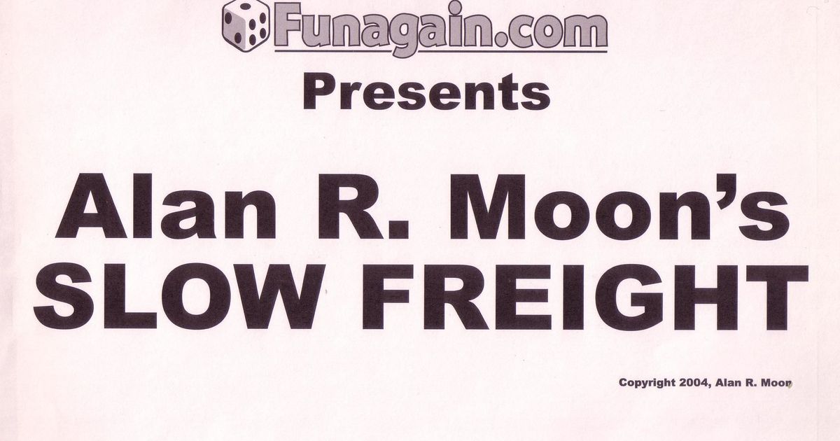 Slow Freight | Board Game | BoardGameGeek
