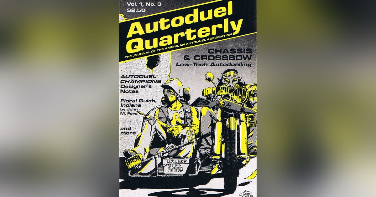 Autoduel Quarterly (Vol. 1, No. 3 Fall 2033) Issue RPGGeek