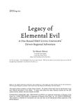 RPG Item: DYV4-01: Legacy of Elemental Evil