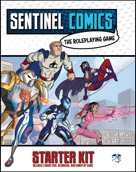 Sentinel Comics: The Roleplaying Game – Starter Kit, Greater Than Games, 2017