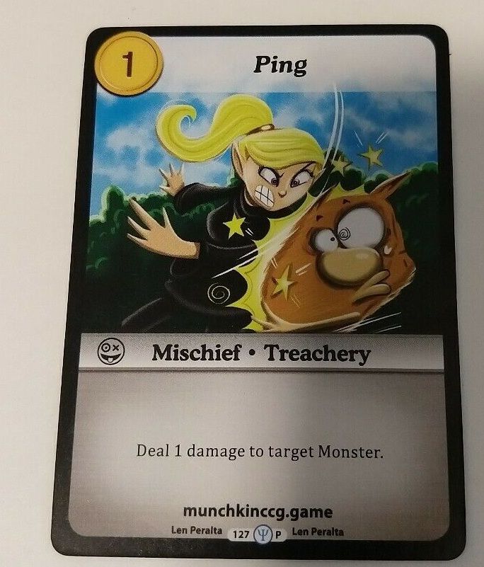 Munchkin Collectible Card Game: Ping Promo Card cover art