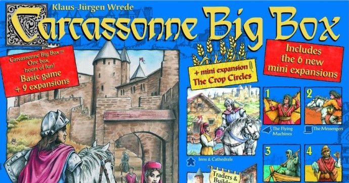 Carcassonne Big Box 2022 Edition Includes Base Game and 11