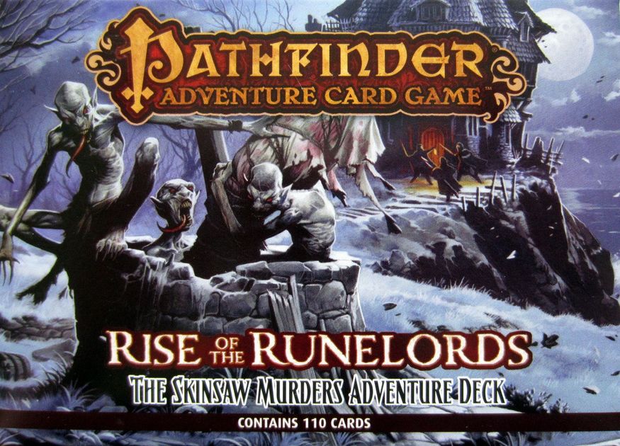 Details about   Pathfinder Rise of the Runelords Adventure Decks Skinsaw Sins Spires of Xin 