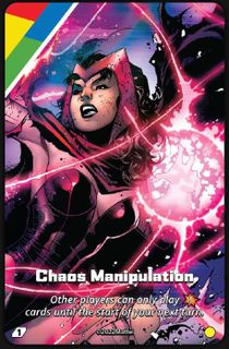 UNO Ultimate: Scarlet Witch – Chaos Manipulation Foil Chase Card
