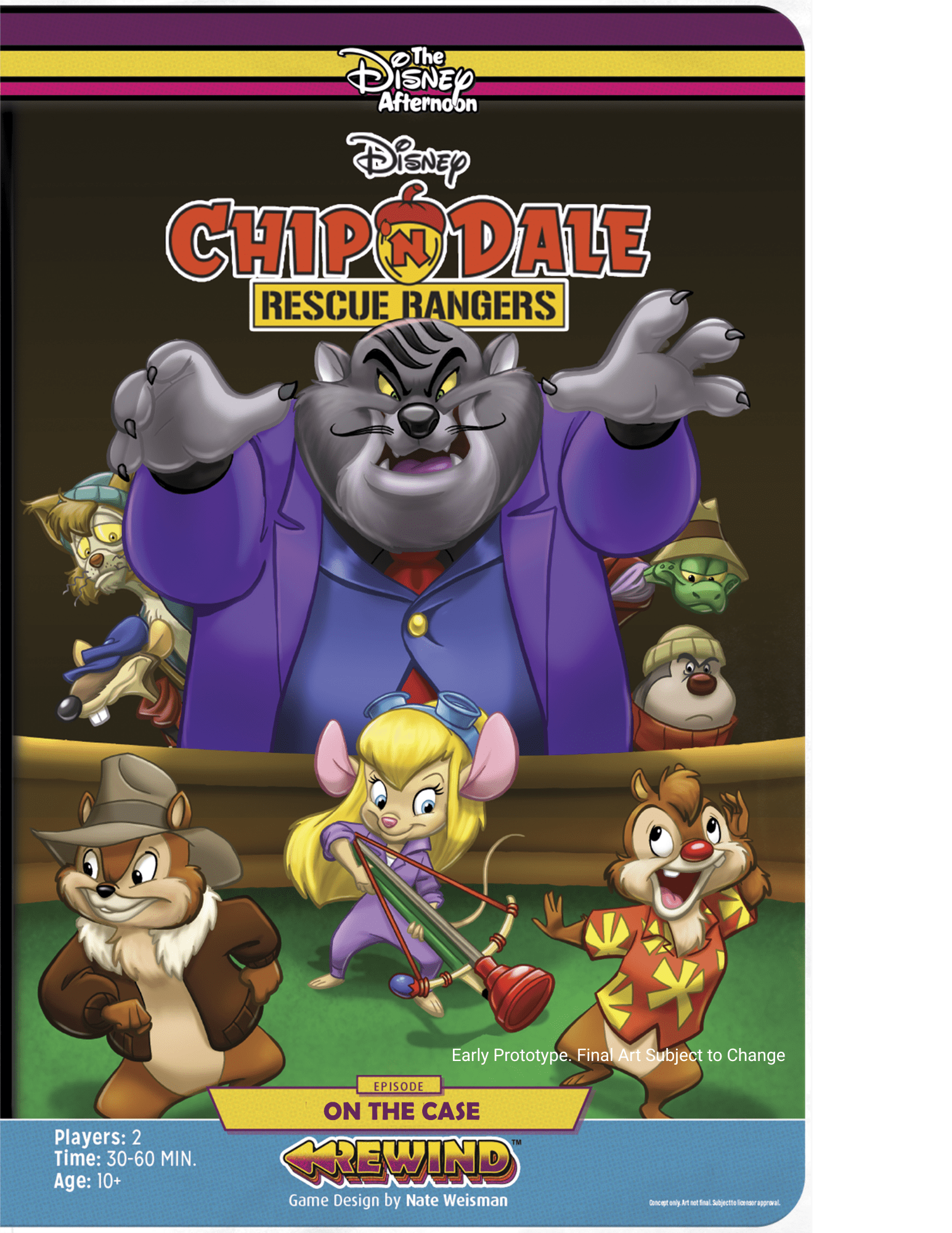 Cover art for Rewind: Chip 'n Dale – Rescue Rangers: Wild Card