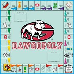 Dawgopoly University Of Georgia Bulldogs Board Game Complete