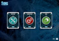 The three types of action cards: Use, Repair and…