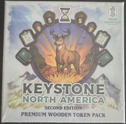 Keystone: North America – Second Edition: Premium Wooden Token Pack