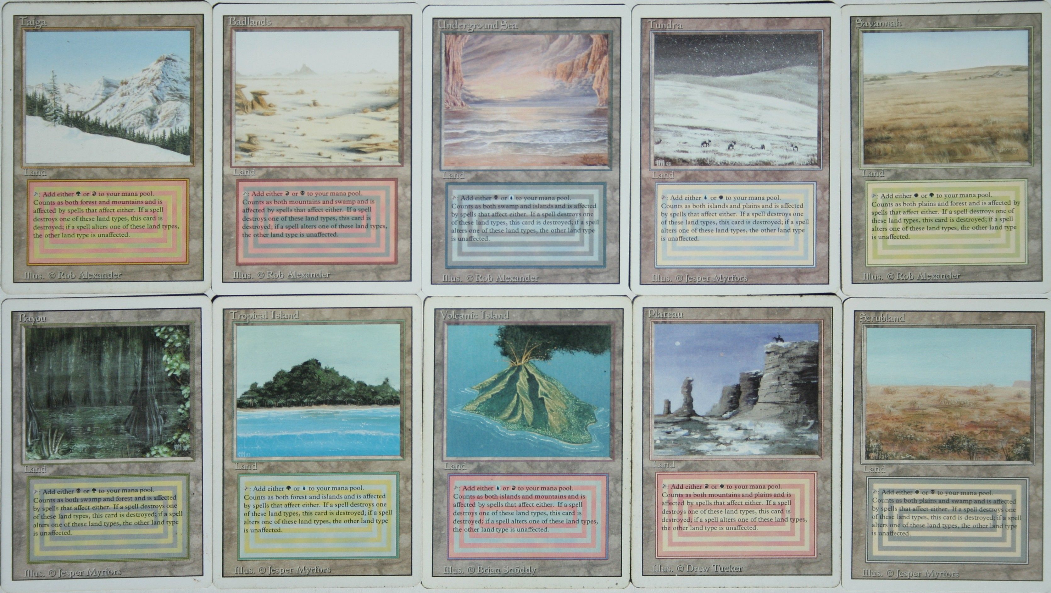 イタリア語 Revised Tundra dual land BGS9.5鑑定品