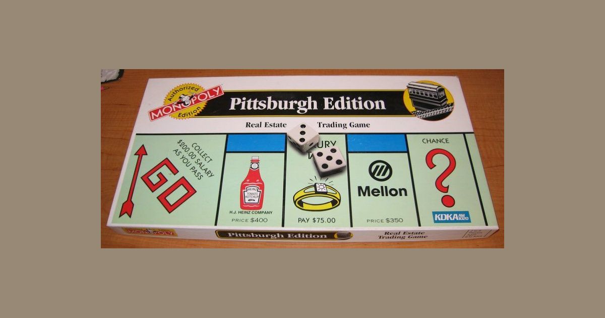 Monopoly Pittsburgh Board Game BoardGameGeek