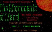 Video Game: Monuments of Mars