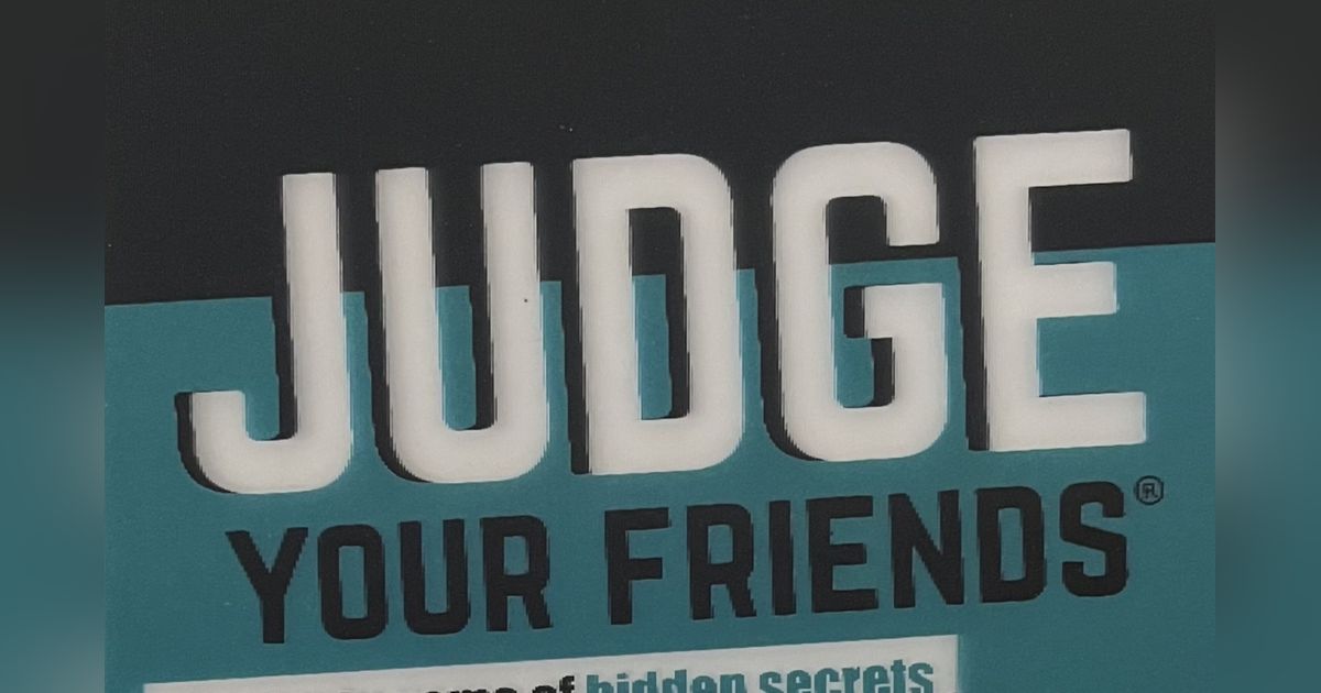 Judge Your Friends | Board Game | BoardGameGeek