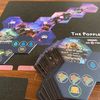 a hive mat and faction tiles