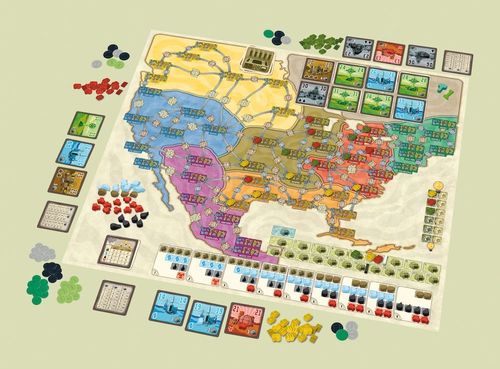 Board Game: Power Grid Deluxe: Europe/North America