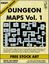 RPG Item: DMAP1: Dungeon Maps Vol. 1