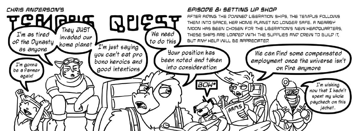 Tempus Quest: Episode 8 – Setting up Shop