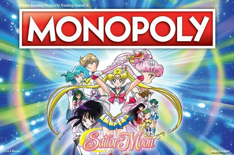 Monopoly Sailor Moon Board GameBased On The Popular Anime Tv ShowCustom Sa 