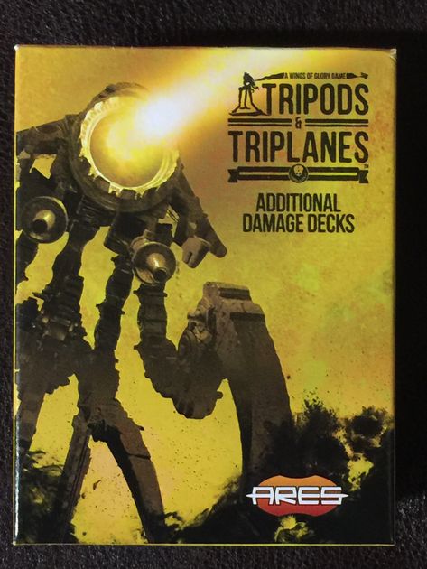 Wings of Glory Tripods & Triplanes Additional Damage Deck 