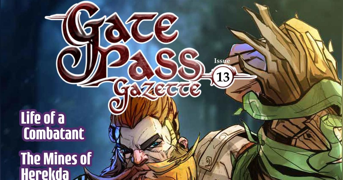 Gate Pass Gazette (Issue 13 Mar 2023) Issue RPGGeek