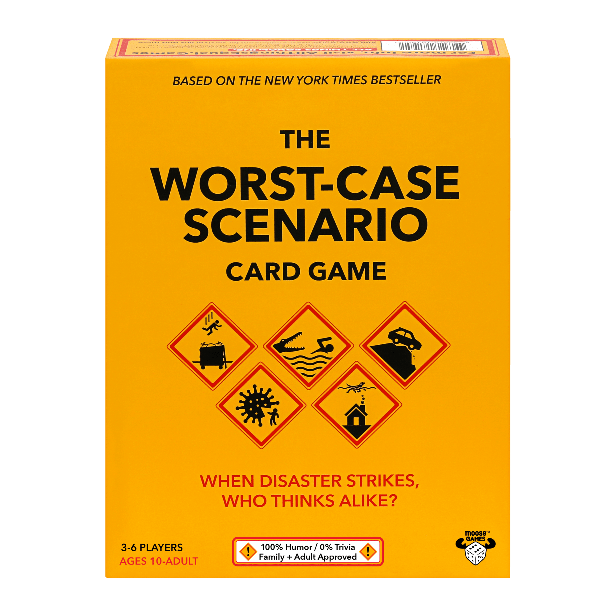 Boîte du jeu The Worst-Case Scenario Card Game