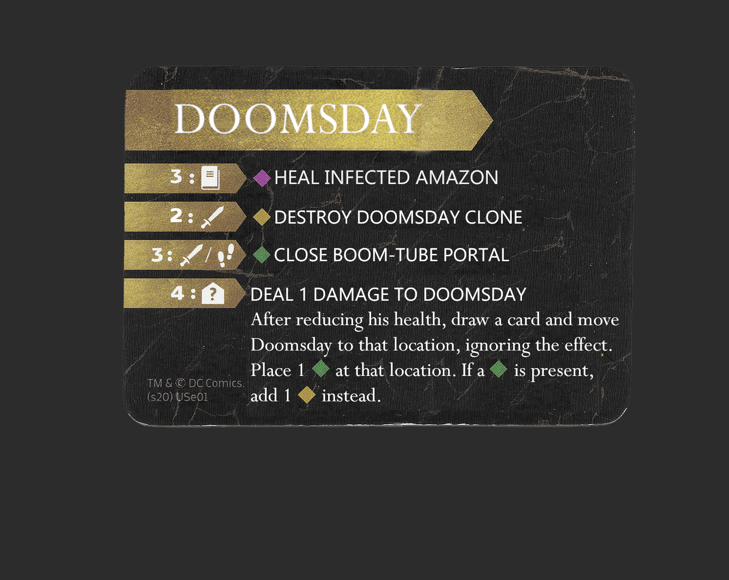 Custom DOOMSDAY/SUPERMAN Cards | Wonder Woman: Challenge of the Amazons