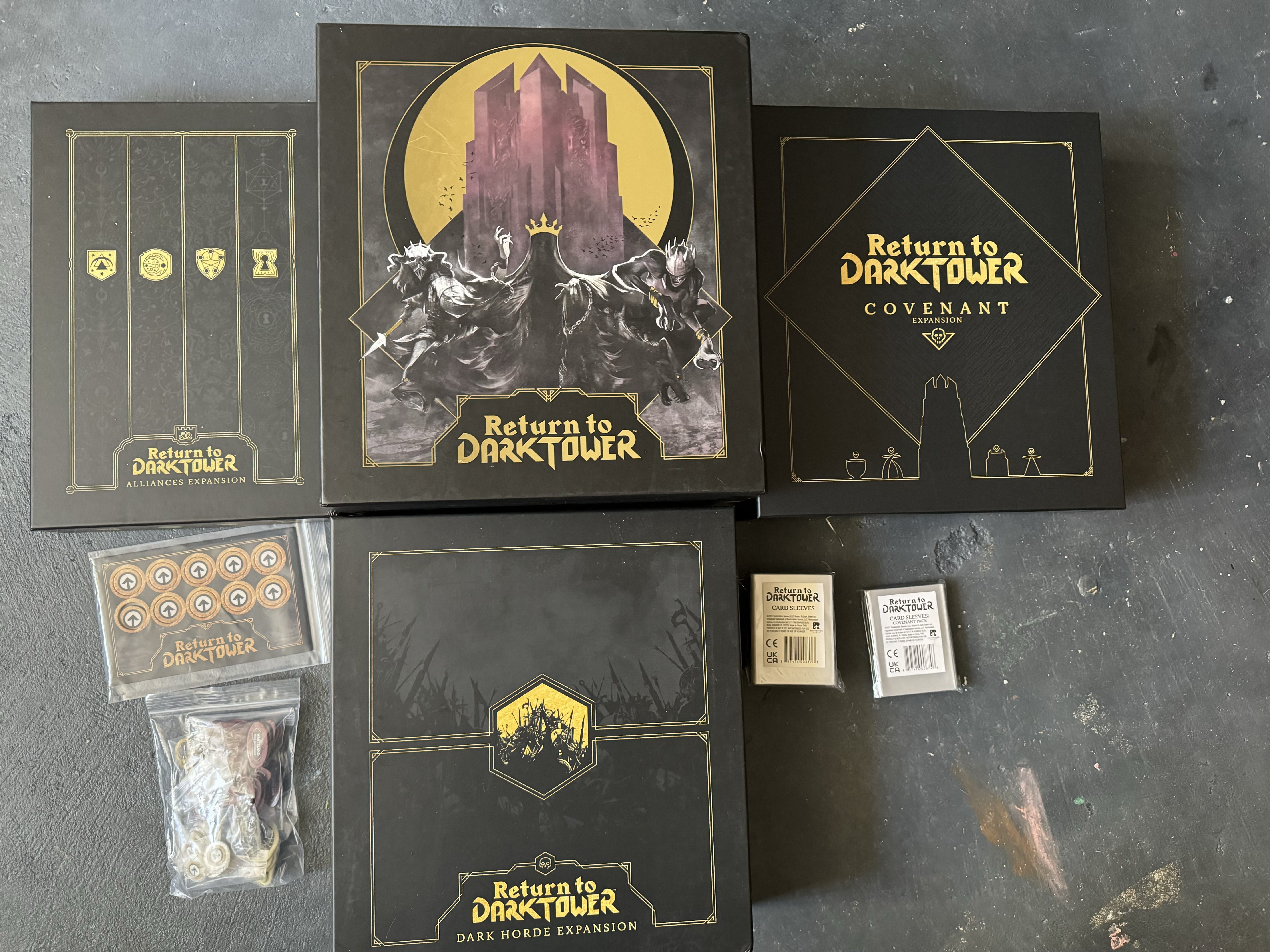 dark tower card sleeves Black Card Sleeves