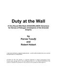 RPG Item: CoEE32: Duty at the Wall