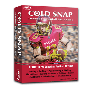 Cold Snap: Canadian Pro Football Simulation Board Game