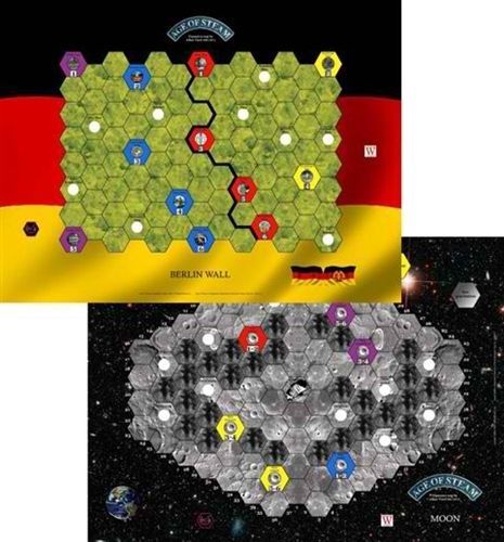 Age of Steam Expansion: Moon and Berlin Wall cover